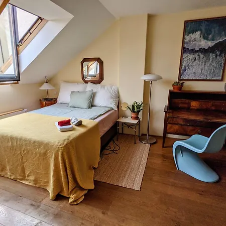 Guest house Guestrooms, Rooftop With Garden, Spacious Living Room, Character And Fireplace
